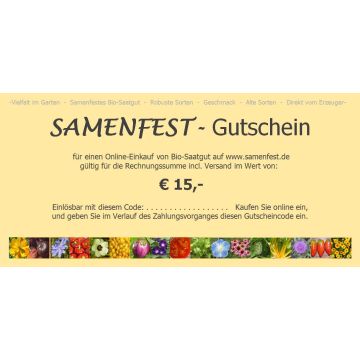 Gutschein 15€