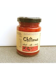 Chilimus - scharf-s&uuml;&szlig;-w&uuml;rzig - 122g